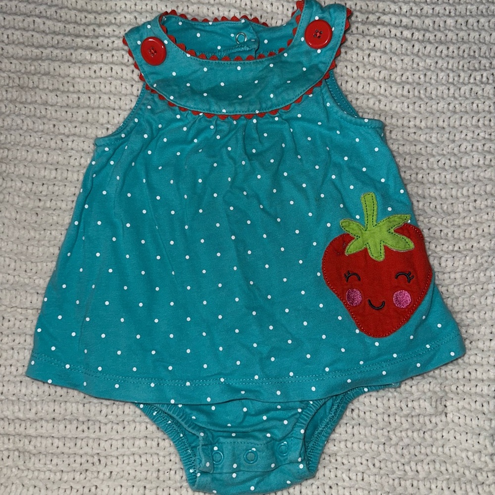 Strawberry Carter Babygirl Romper